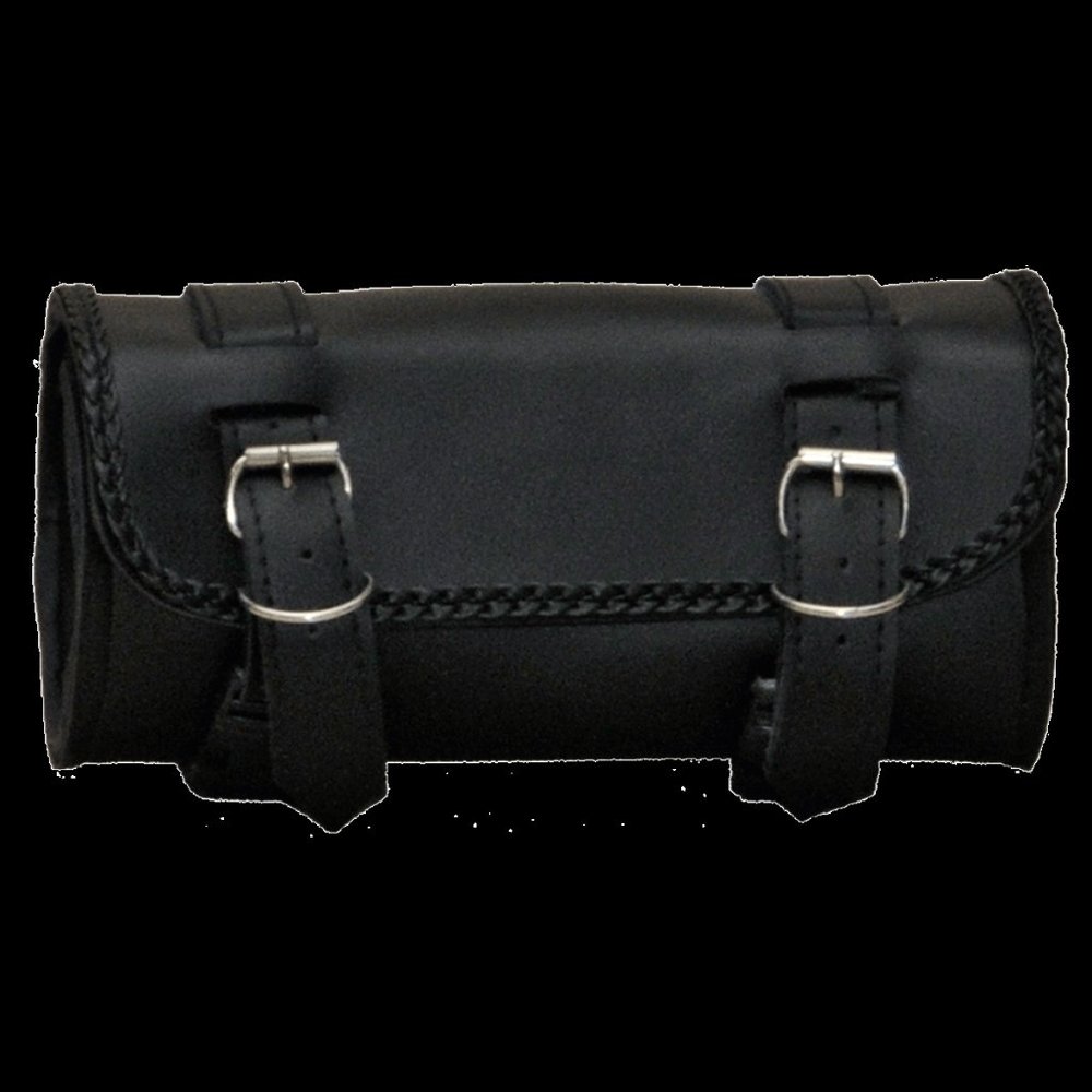 Leather 2 Strap Braided Tool Bag with Quick Releases